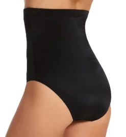 Miraclesuit Solid Black Super High Waist – Miratex Shaping Full Coverage Swim Bottom -Her Room US miraclesuit mira01 6516604 bs