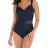Miraclesuit Network Madero Black Slimming Underwire One Piece Swimsuit - Sheer Mesh Insets -Her Room US miraclesuit mira01 6516665 gs