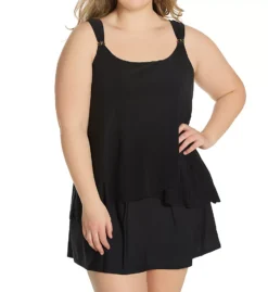 Miraclesuit Plus Size Skirted Swim Bottom – High-Waist Ruched Slimming Swim Skirt -Her Room US miraclesuit mira01 6518803 cs1