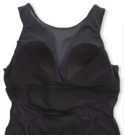 Miraclesuit Midnight Black Illusionists Palma – Plus Size Sheer Mesh Inset Ruched One Piece Swimsuit -Her Room US miraclesuit mira01 6518885 cs6