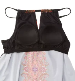 Miraclesuit Kashmir Black and Teal Gold Metallic – Peephole Handkerchief Hem Tankini Top 9 Miraclesuit Kashmir Black and Teal Gold Metallic – Peephole Handkerchief Hem Tankini Top -Her Room US miraclesuit mira01 6537760 cs6