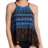 Miraclesuit Untamed Animal Print Peephole High Neck Handkerchief Tankini Top 2 Miraclesuit Untamed Animal Print Peephole High Neck Handkerchief Tankini Top -Her Room US miraclesuit mira01 6552260 gs