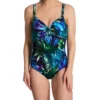 Miraclesuit Useppa Siren Navy Palm Leaf Print - Slimming Underwire One Piece Swimsuit -Her Room US miraclesuit mira01 6553317 gs