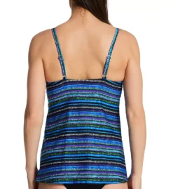 Miraclesuit Veranda Gala Multi-Patterned Stripe Tankini – Slimming Underwire Swim Top -Her Room US miraclesuit mira01 6553581 bs