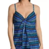 Miraclesuit Veranda Gala Multi-Patterned Stripe Tankini – Slimming Underwire Swim Top -Her Room US miraclesuit mira01 6553581 gs