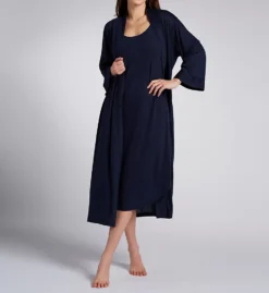 N by Natori Congo Knit Robe - Lightweight 3/4 Sleeve Women's Loungewear -Her Room US n by natori nn01 pc4004 cs2