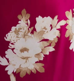 N by Natori Arya Robe – Floral Print Satin Lightweight Sleepwear -Her Room US n by natori nn01 uc4034 cs2