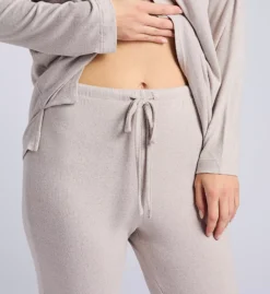 N by Natori Oasis V-Neck PJ Set – Luxuriously Soft Long Sleeve Knit Sleepwear -Her Room US n by natori nn01 uc6543 cs1