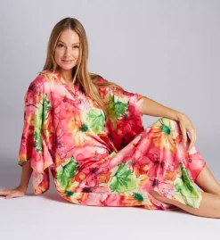 Radiance Satin Butterfly Caftan