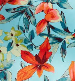 Tropical Breeze Bold Print Zip Caftan -Her Room US n by natori nn01 vc0149 cs2