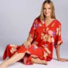 Kiku Challis Dolman Sleeve 52 Caftan -Her Room US n by natori nn01 wc0052 gs
