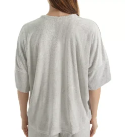 N by Natori Terry Lounge Top – Soft V-Neck Kimono Sleeve Sleepwear -Her Room US n by natori nn01 xc5002 bs