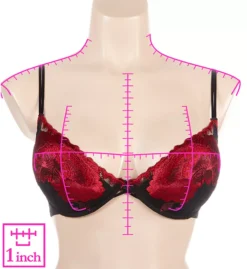 Natorious Embroidered Demi Underwire Bra -Her Room US natori nat001 712308 ns7