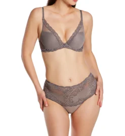 Feathers Contour Plunge Bra -Her Room US natori nat001 730023 cs5
