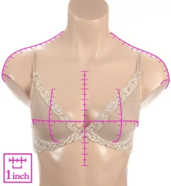 Feathers Contour Plunge Bra -Her Room US natori nat001 730023 ns7