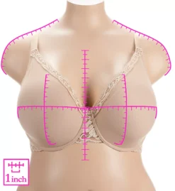 Feathers Full Figure Contour Underwire Bra -Her Room US natori nat001 741299 ns7