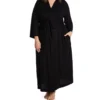 Natori Plus Shangri-la 49 Inch Robe – Luxury Tencel Modal Long Kimono Wrap -Her Room US natori nat001 88274x gs