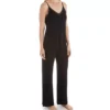 Natori Feather Essentials Black Lace Trim Cami & Long Pant PJ Set – Soft Modal Sleepwear -Her Room US natori nat001 c76129 gs