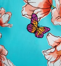 Natori Wild Poppy Floral & Butterfly Wrap Robe – Silky Lightweight 3/4 Sleeve Loungewear 11 Natori Wild Poppy Floral & Butterfly Wrap Robe – Silky Lightweight 3/4 Sleeve Loungewear -Her Room US natori nat001 r74009 cs1