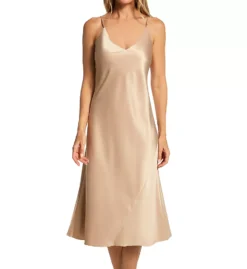 Natori Red Glamour Satin Gown – Elegant V-Neck Sleeveless Loungewear -Her Room US natori nat001 s73060 fs