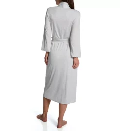 Natori Solid Jersey Feathers Essentials Robe – Standing Collar Long Sleepwear -Her Room US natori nat001 s74129 bs