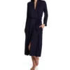 Natori Solid Jersey Feathers Essentials Robe – Standing Collar Long Sleepwear -Her Room US natori nat001 s74129 gs
