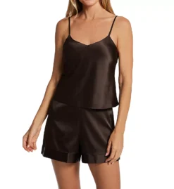 Natori Glamour Satin Shorts – Lustrous Lightweight Recycled Polyester Sleep Bottoms -Her Room US natori nat001 s77160 cs1