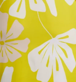 Natori Palma Blue Tropical Palm Print – Lightweight Crepe de Chine 52-Inch Kimono Robe -Her Room US natori nat001 t74035 cs1