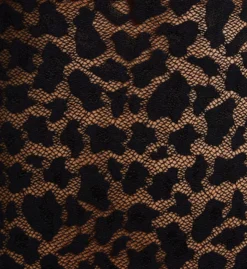 Natori Temptation Tank Black Sheer Abstract Lace - Fitted Sleeveless Sleep Top -Her Room US natori nat001 t75028 cs1