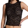 Natori Temptation Tank Black Sheer Abstract Lace - Fitted Sleeveless Sleep Top 2 Natori Temptation Tank Black Sheer Abstract Lace - Fitted Sleeveless Sleep Top -Her Room US natori nat001 t75028 gs