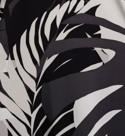 Natori Portofino Matte Crepe de Chine Satin PJ Set – Boat Neck Boxy Top & Cropped Bottoms -Her Room US natori nat001 t76042 cs3