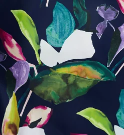 Daido Printed Satin Caftan -Her Room US natori nat001 v70070 cs1