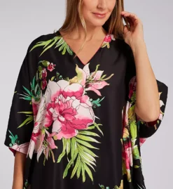 Sonomi Satin Caftan -Her Room US natori nat001 v70163 cs1