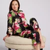 Sonomi Printed Satin PJ Set -Her Room US natori nat001 v76163 gs