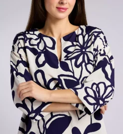 Natori Miyu Printed Satin Pajama Set – Blue and White Floral Georgette PJ Set 11 Natori Miyu Printed Satin Pajama Set – Blue and White Floral Georgette PJ Set -Her Room US natori nat001 v76172 cs1