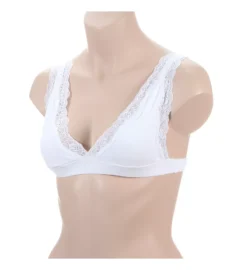 Organic Cotton High Point Bra With Lace -Her Room US ohrt01 10022 01