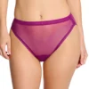 Mesh Hi Cut Brief Panties -Her Room US ongossamer ong001 3012 gs