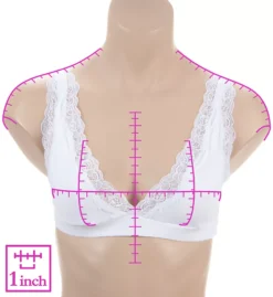 Organic Cotton High Point Bra With Lace -Her Room US only hearts ohrt01 10022 ns7