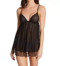 Only Hearts Coucou Dolly Sheer Polka Dot Mesh Chemise – Lettuce Edge Sleepwear -Her Room US only hearts ohrt01 30437 fs