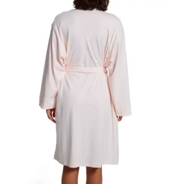 P-Jamas ButterKnits 100% Pima Cotton 40" Robe – Long Sleeve Madeira Stitch Bathrobe -Her Room US p jamas pj001 345660 bs