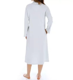 Butterknits by P-Jamas Breakaway 48-Inch Zip Front Pima Cotton Robe - Long Sleeve Sleepwear -Her Room US p jamas pj001 350500z bs