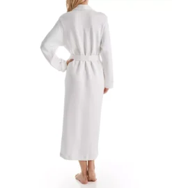 P-Jamas White Quilted Basketweave - Ric Rac Trim Shawl Collar Robe -Her Room US p jamas pj001 358700 bs