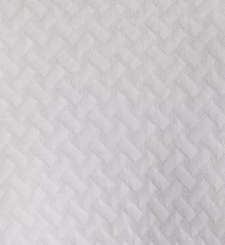 P-Jamas White Quilted Basketweave - Ric Rac Trim Shawl Collar Robe -Her Room US p jamas pj001 358700 cs1