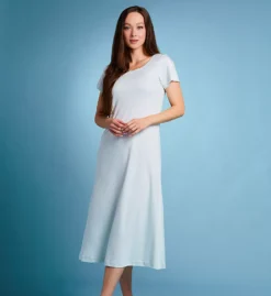 P-Jamas Butterknits 100% Pima Cotton Short Sleeve Long Nightgown -Her Room US p jamas pj001 375660 cs1