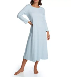 P-Jamas Butterknits Leopard Print Pima Cotton Long Sleeve Nightgown -Her Room US p jamas pj001 386661 fs