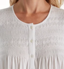 P-Jamas Isabel Hand-Smocked Pima Cotton Long Sleeve Nightgown -Her Room US p jamas pj001 isabel cs2