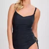 Panache Anya Black Underwire Tankini Top – Slimming Bra-Sized Swimwear with Adjustable Ruching -Her Room US panache pana01 sw0881 gs
