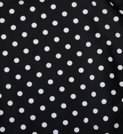 Panache Anya Spot Black and White Polka Dot - Balconnet Underwire Tankini Swim Top -Her Room US panache pana01 sw1011 cs2