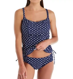Panache Anya Spot Black and White Polka Dot - Balconnet Underwire Tankini Swim Top -Her Room US panache pana01 sw1011 cs4