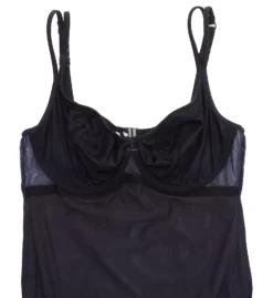 Panache Anya Riva Black and White Polka-Dot – Classic Spot Balconnet Underwire One Piece Swimsuit -Her Room US panache pana01 sw1450 cs6